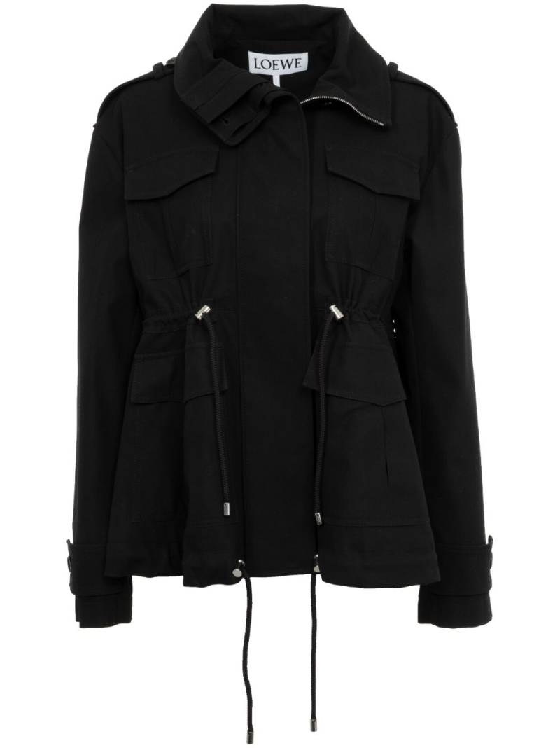 LOEWE cottton parka - Black von LOEWE