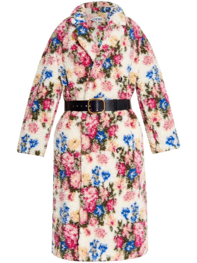 LOEWE double-breasted coat - Pink von LOEWE