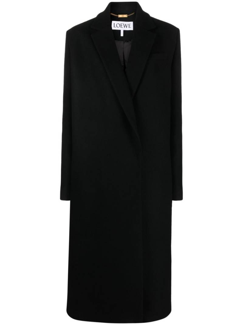 LOEWE double-breasted tailored wool coat - Black von LOEWE