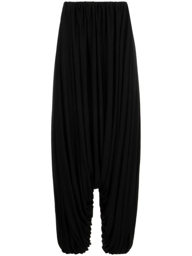 LOEWE draped trousers - Black von LOEWE