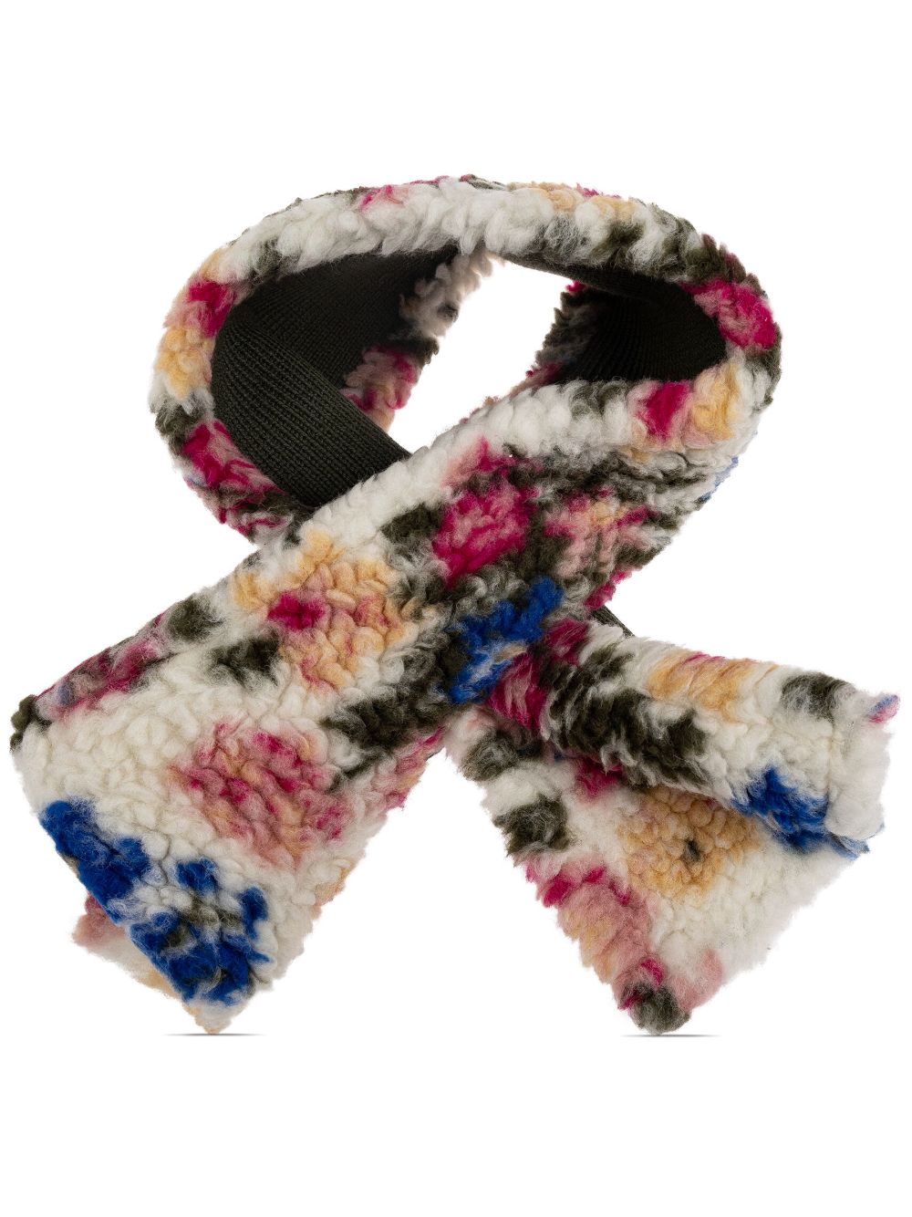 LOEWE fleece wool scarf - White von LOEWE