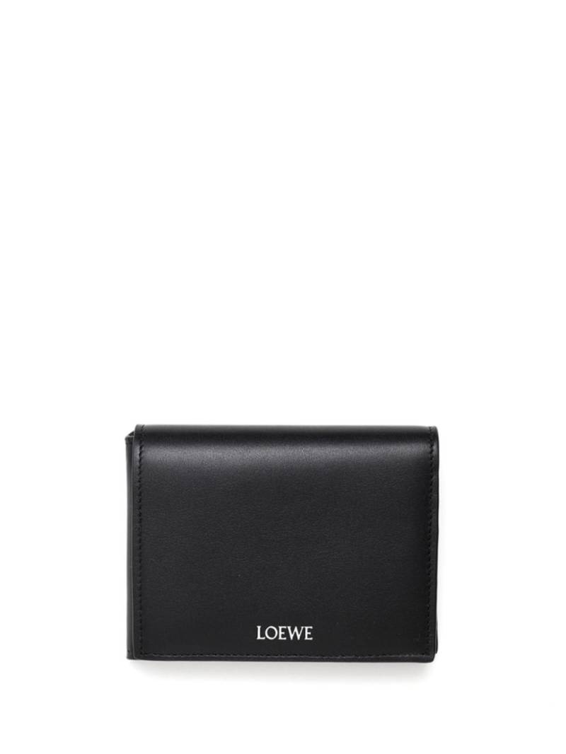 LOEWE folded leather wallet - Black von LOEWE