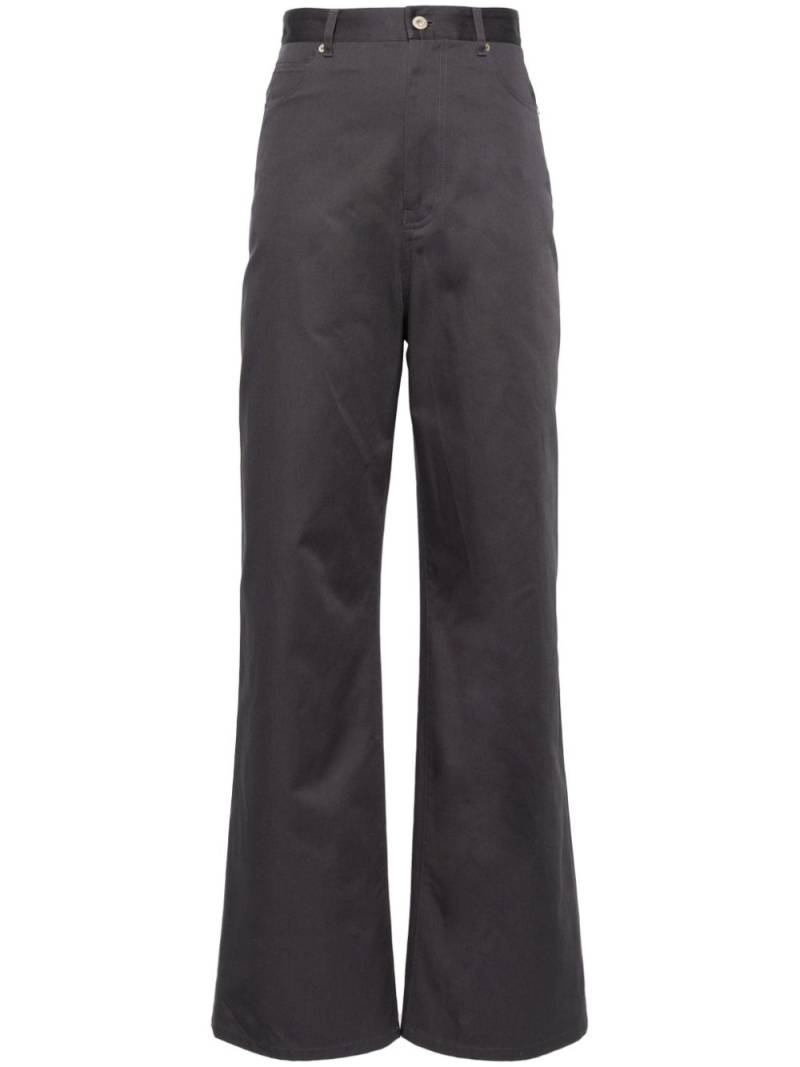 LOEWE high-waist wide-leg trousers - Grey von LOEWE