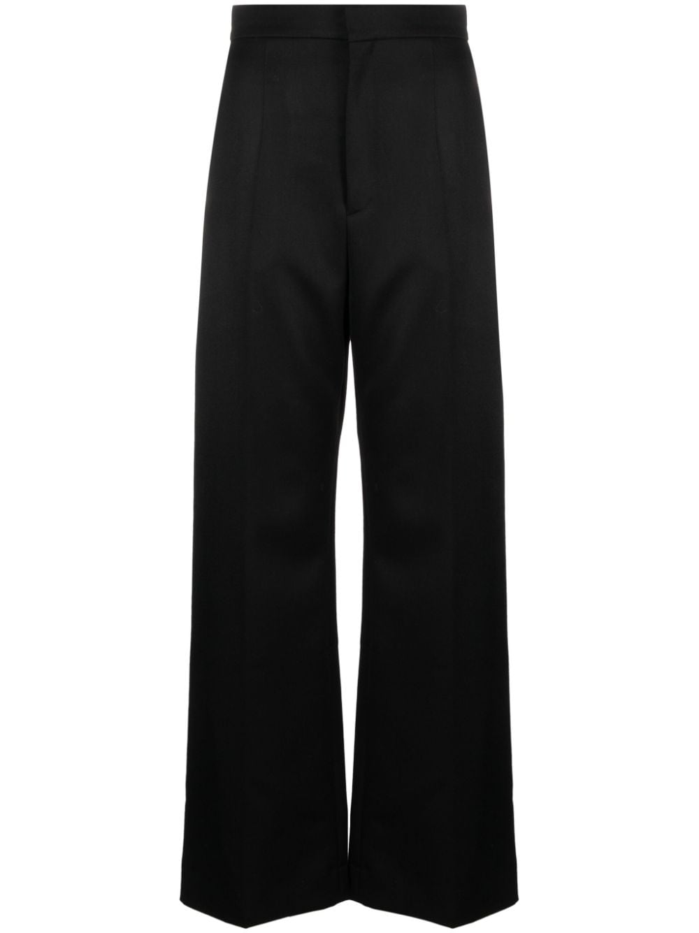 LOEWE high-waisted wool trousers - Black von LOEWE
