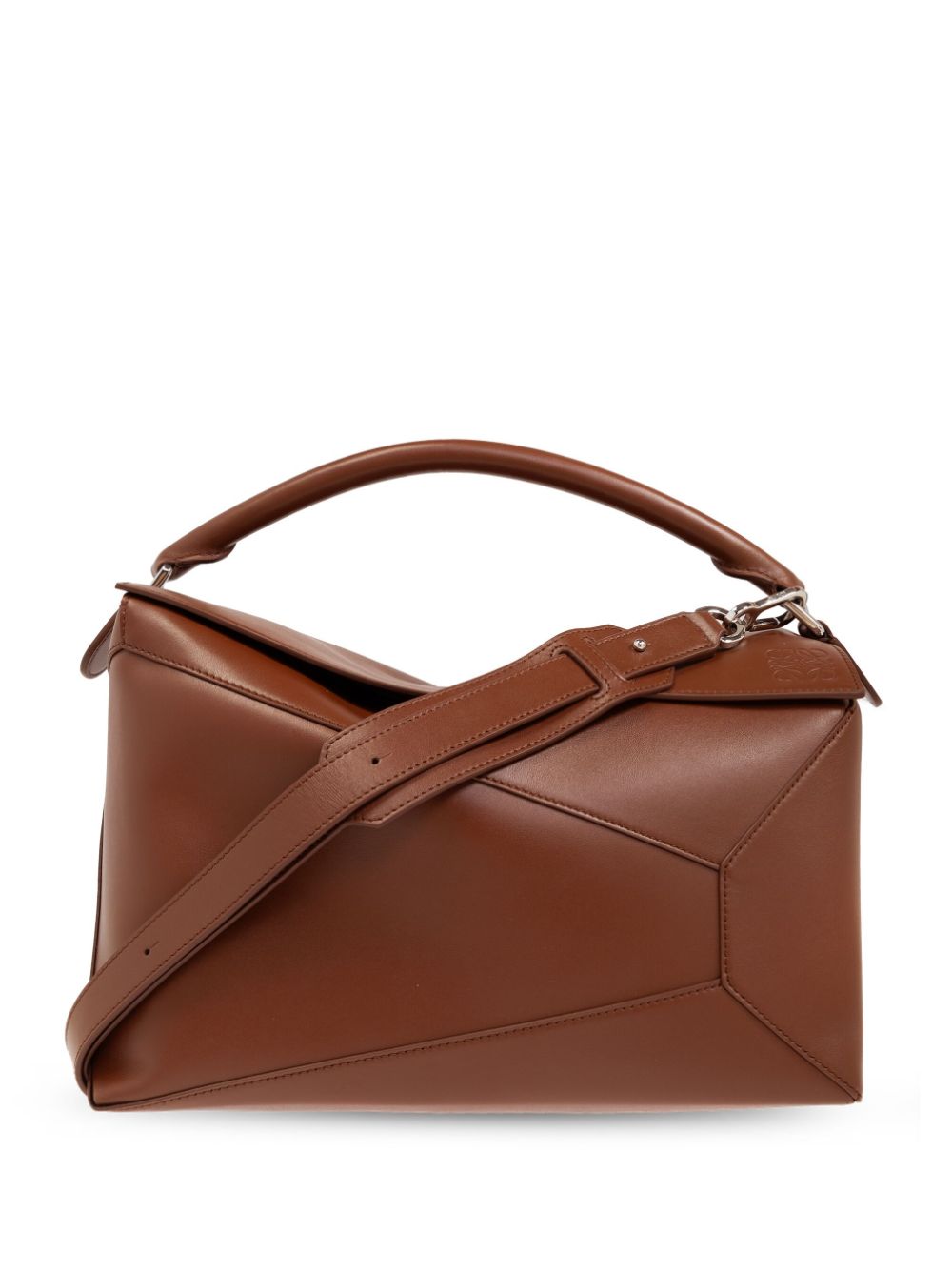 LOEWE large Puzzle leather tote bag - Brown von LOEWE