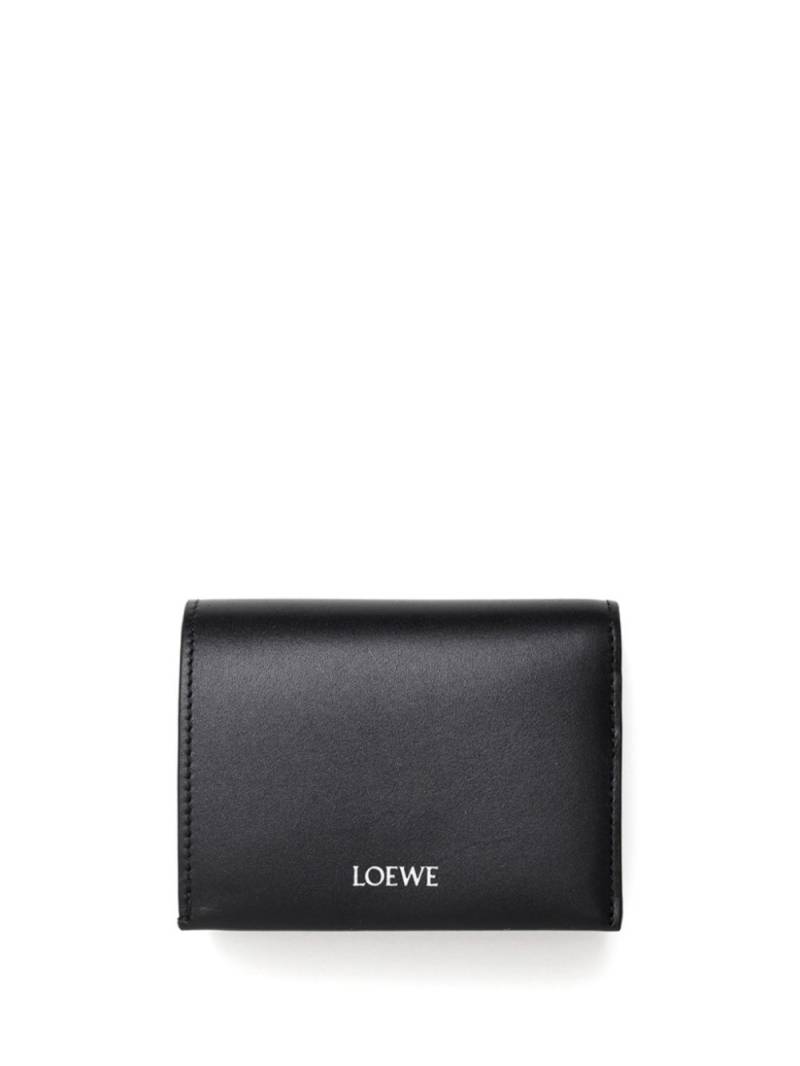 LOEWE leather tri-fold wallet - Black von LOEWE