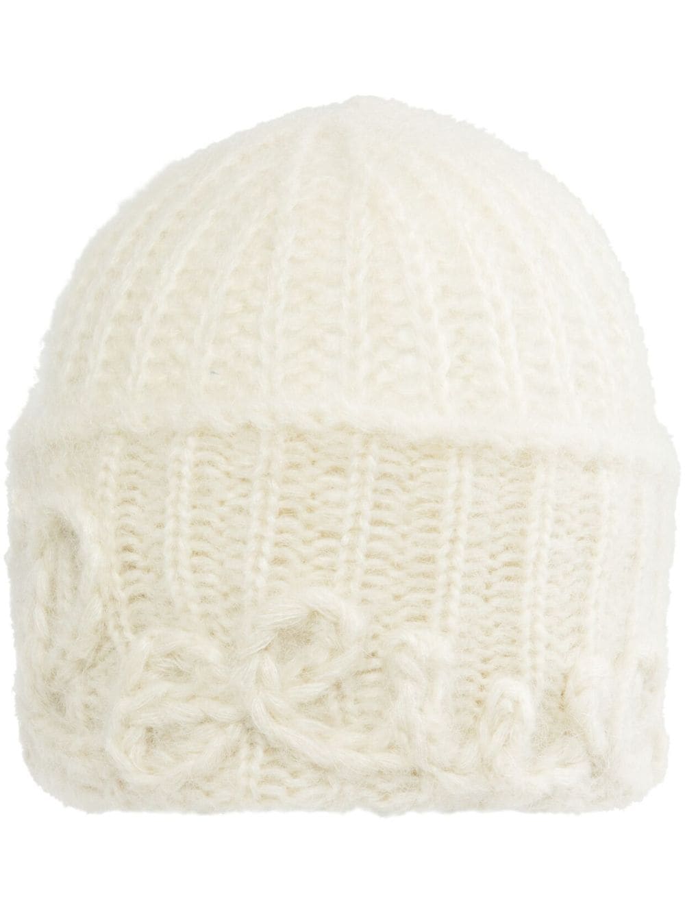 LOEWE logo beanie hat - Neutrals von LOEWE