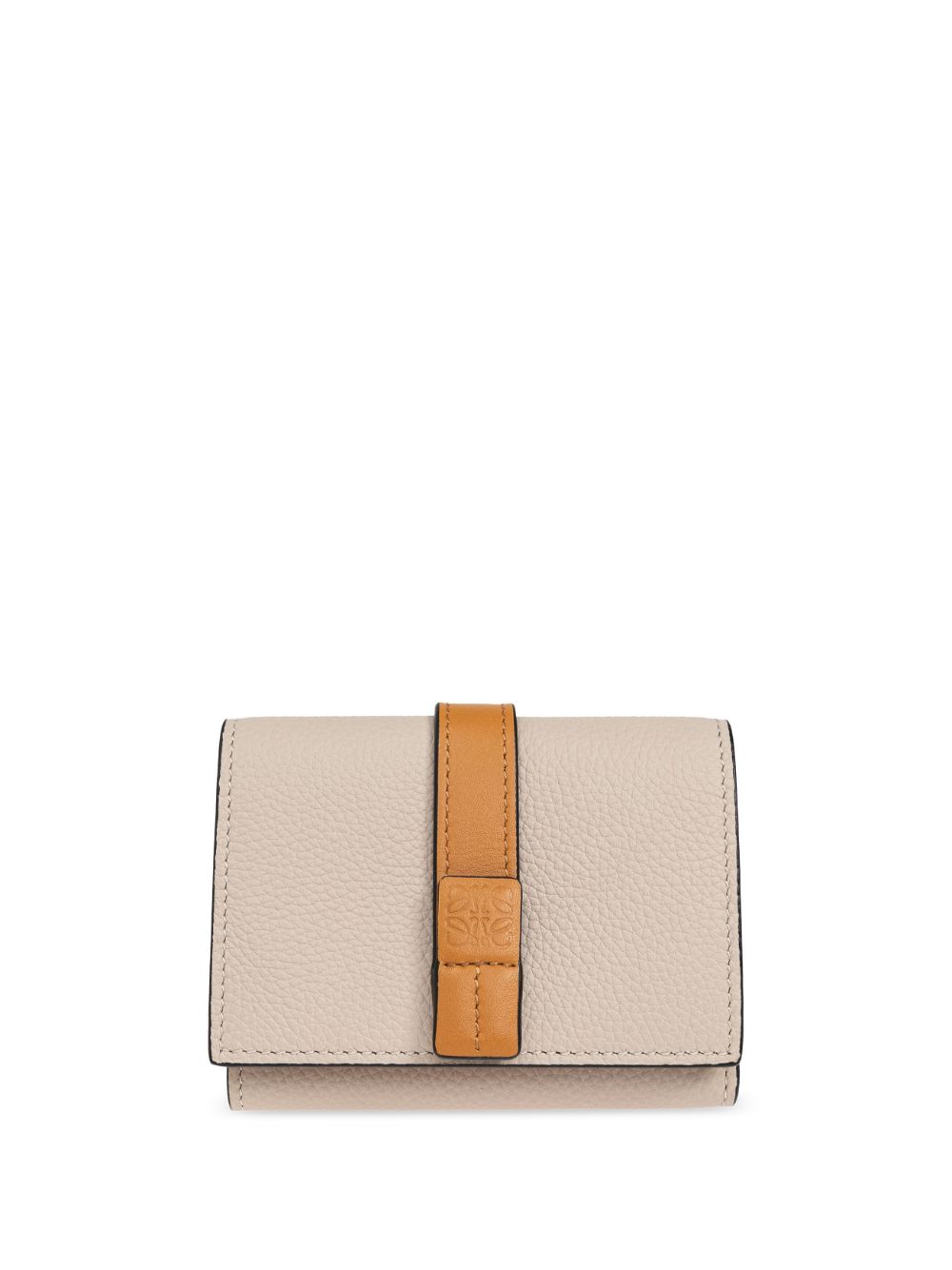 LOEWE logo-embossed leather wallet - Neutrals von LOEWE