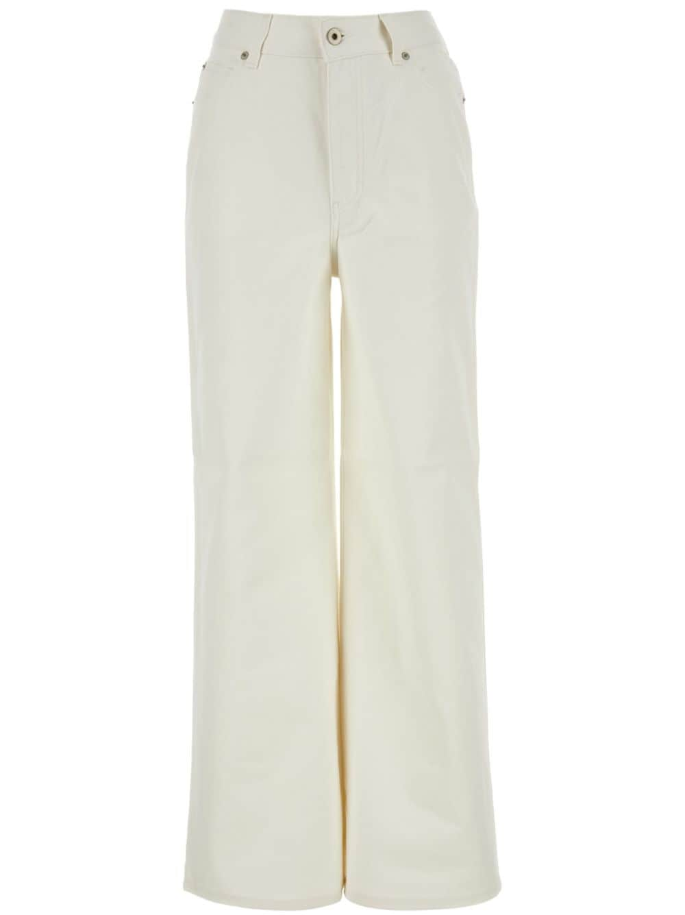 LOEWE logo patch jeans - White von LOEWE