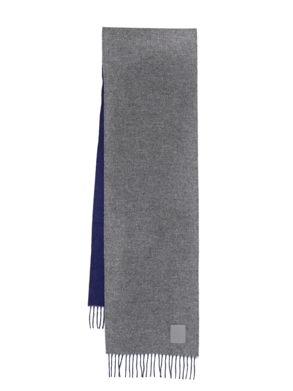 LOEWE logo-patch scarf - Grey von LOEWE