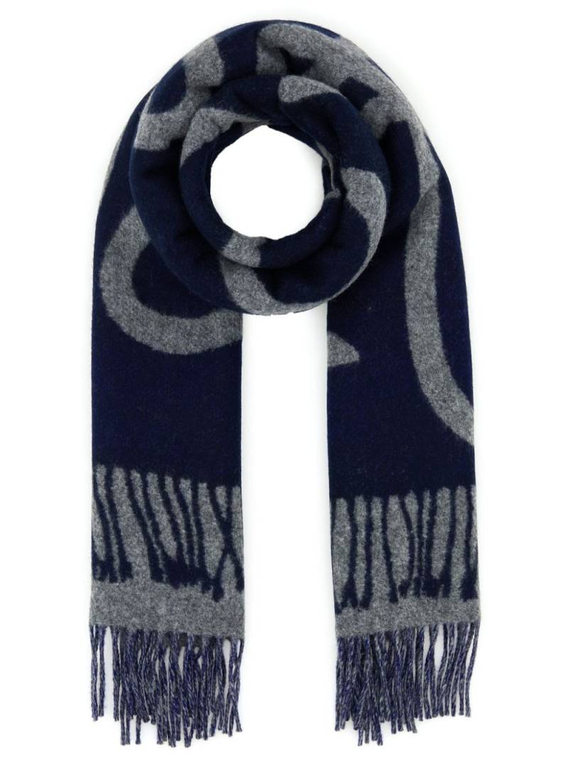 LOEWE logo scarf - Blue von LOEWE