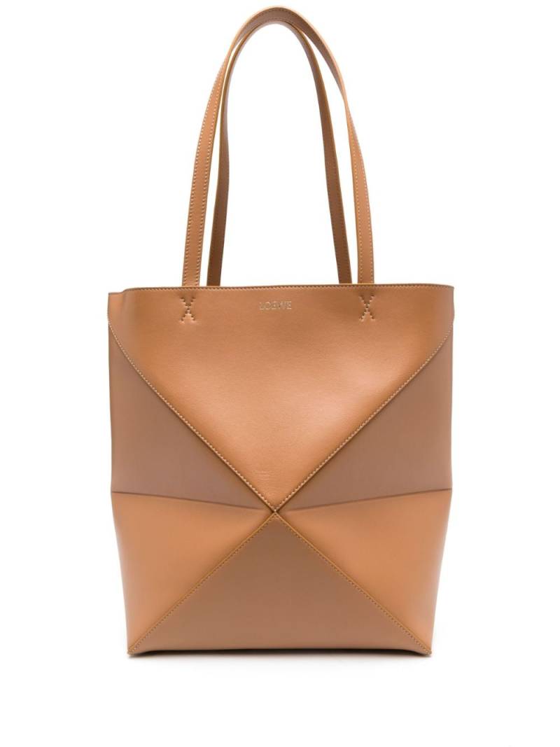 LOEWE medium Puzzle Fold tote bag - Brown von LOEWE