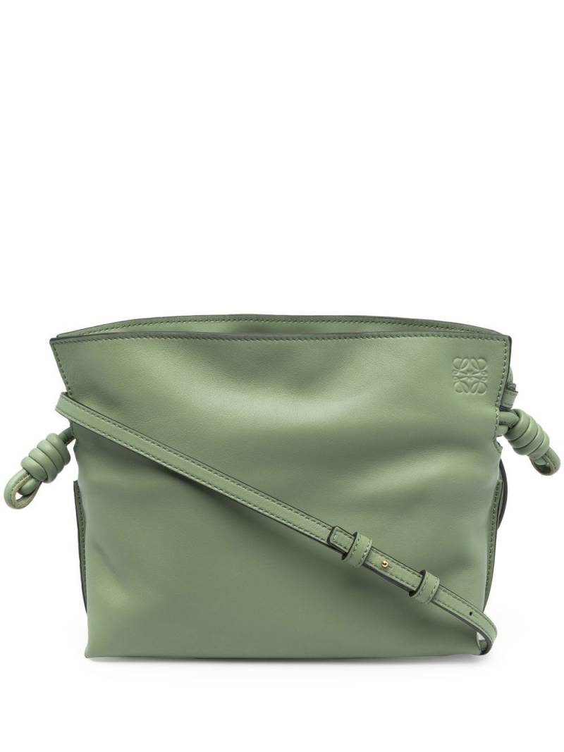 LOEWE mini Flamenco slouchy crossbody bag - Green von LOEWE