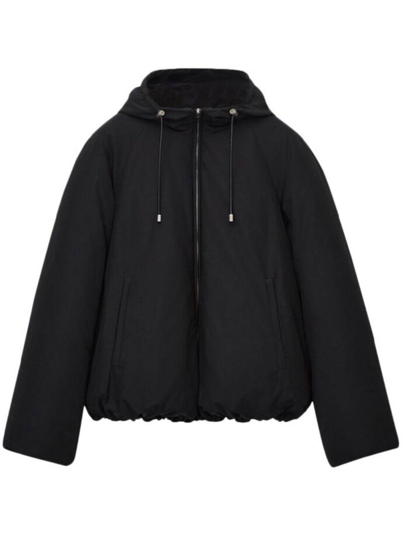 LOEWE padded hooded bomber jacket - Black von LOEWE