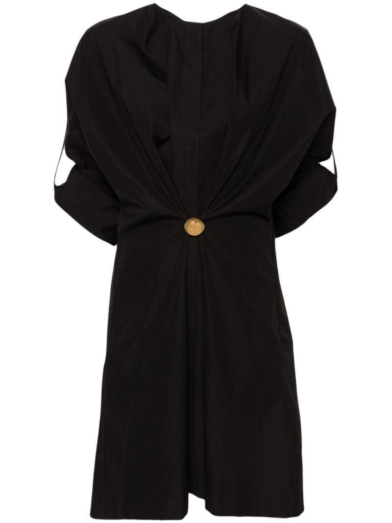 LOEWE poplin mini dress - Black von LOEWE