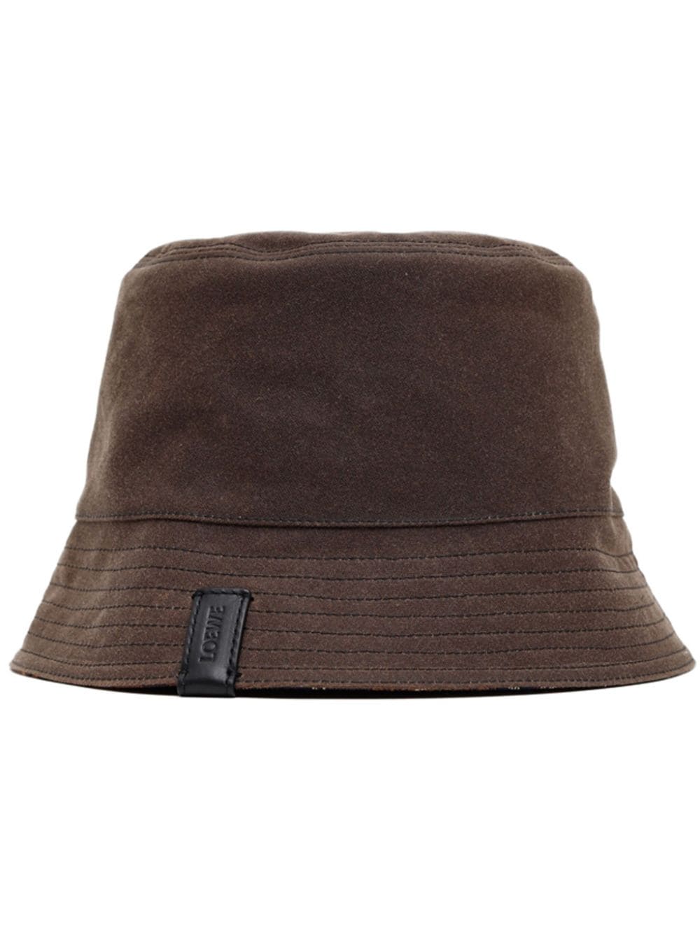 LOEWE reversible bucket hat - Brown von LOEWE