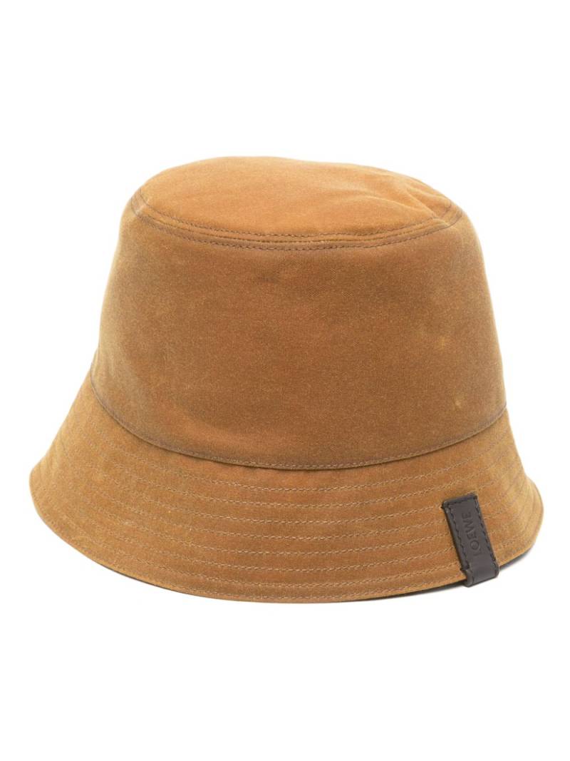 LOEWE reversible bucket hat - Brown von LOEWE