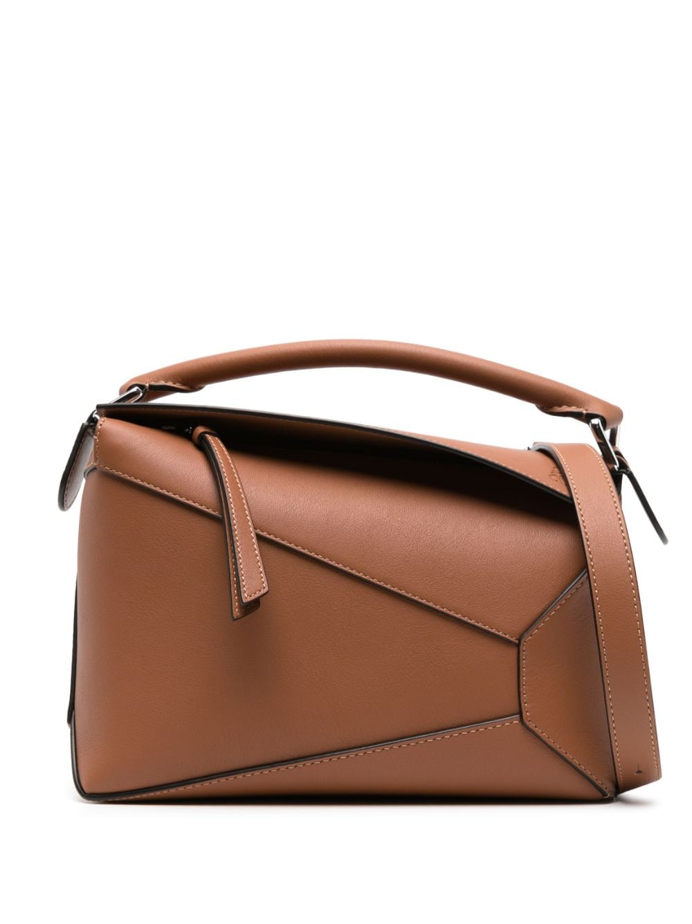 LOEWE small Puzzle leather bag - Brown von LOEWE