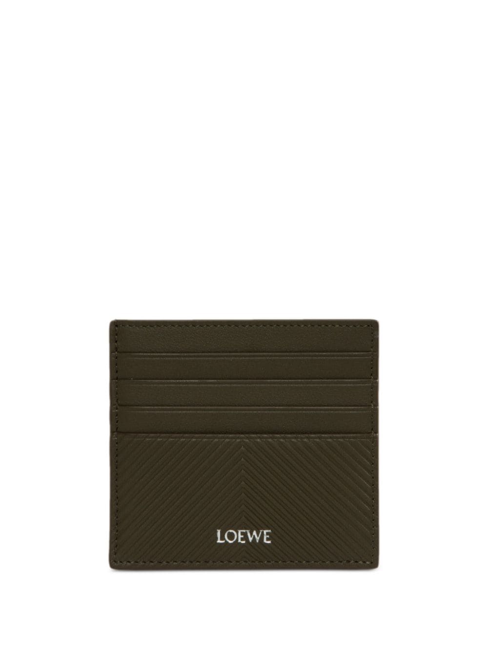 LOEWE stamped card holder - Green von LOEWE