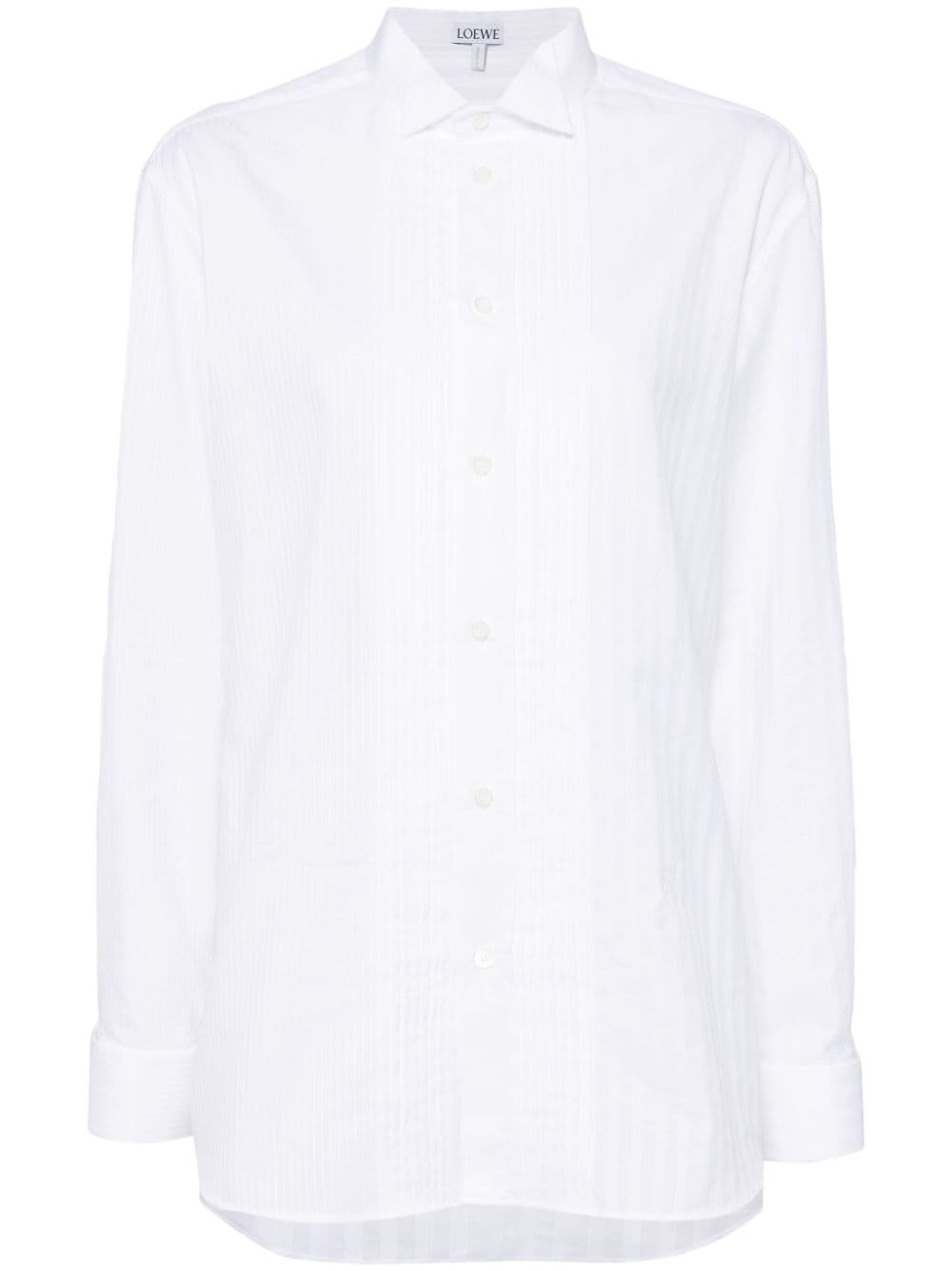 LOEWE striped cotton shirt - White von LOEWE