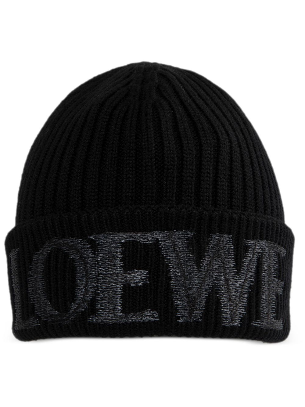 LOEWE wool beanie - Black von LOEWE