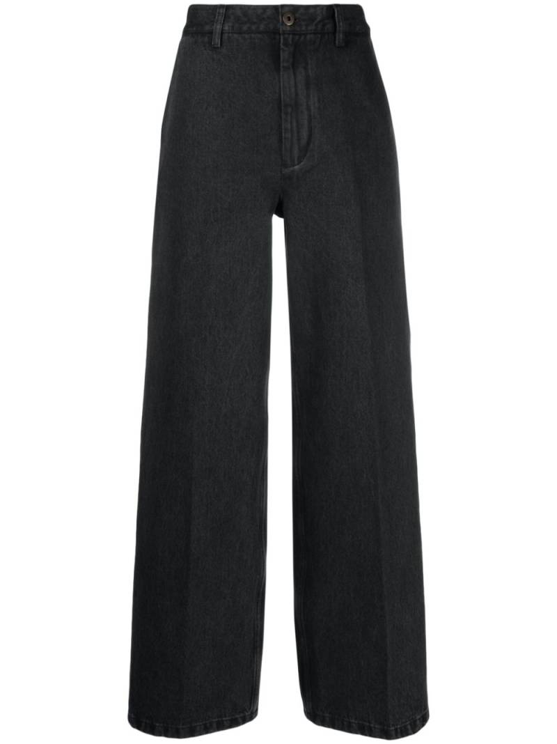 LOEWE x Suna Fujita wide-leg jeans - Black von LOEWE