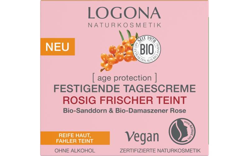 LOGONA Tagescreme »rosig frisch 50 m« von LOGONA