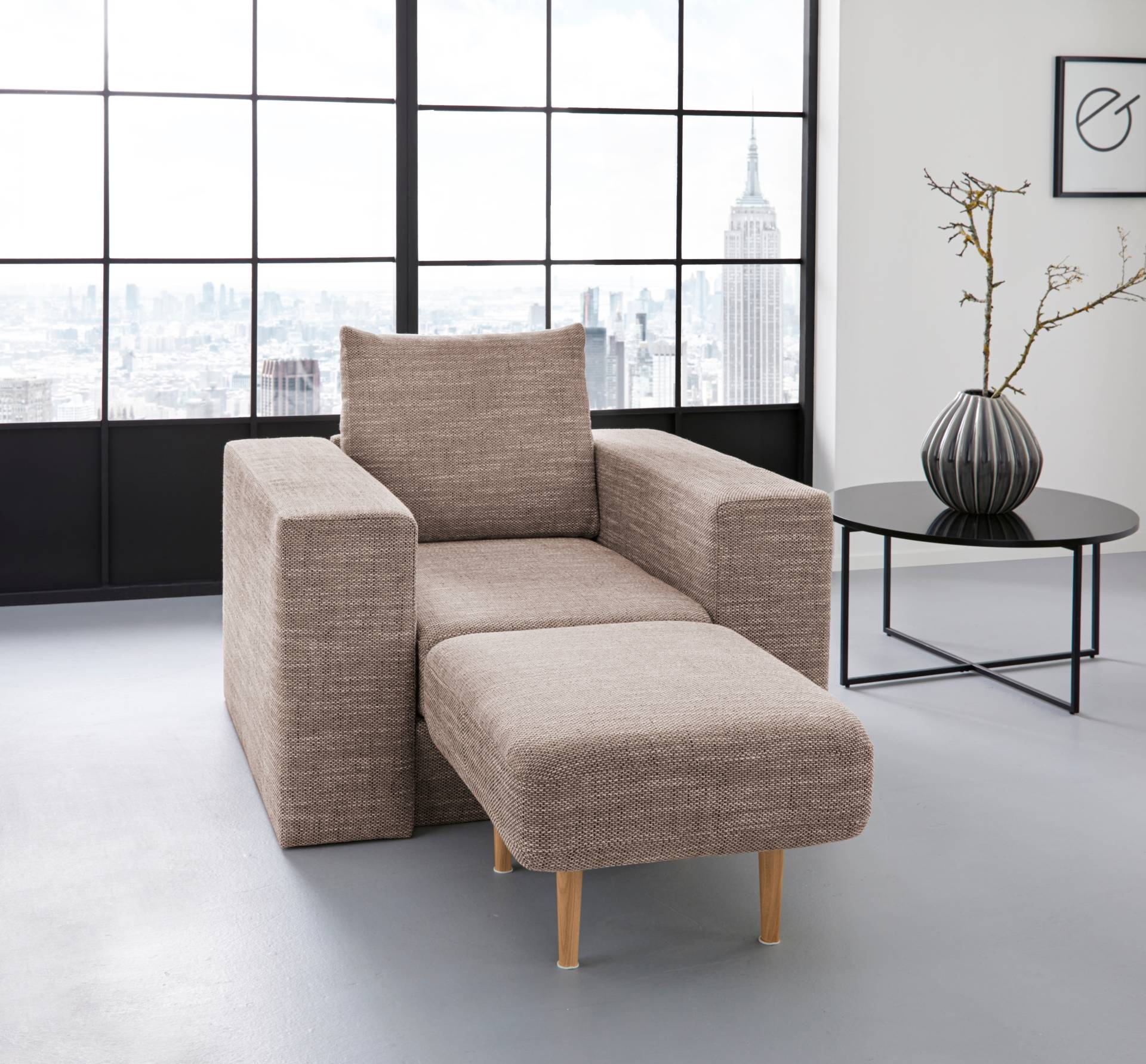 LOOKS by Wolfgang Joop Sessel »Looksv«, Verwandlungssessel: aus Sessel wird Sessel mit Hocker LOOKS by Wolfgang Joop Sessel »Looksv«, Verwandlungssessel: aus Sessel wird Sessel mit Hocker von LOOKS BY WOLFGANG JOOP