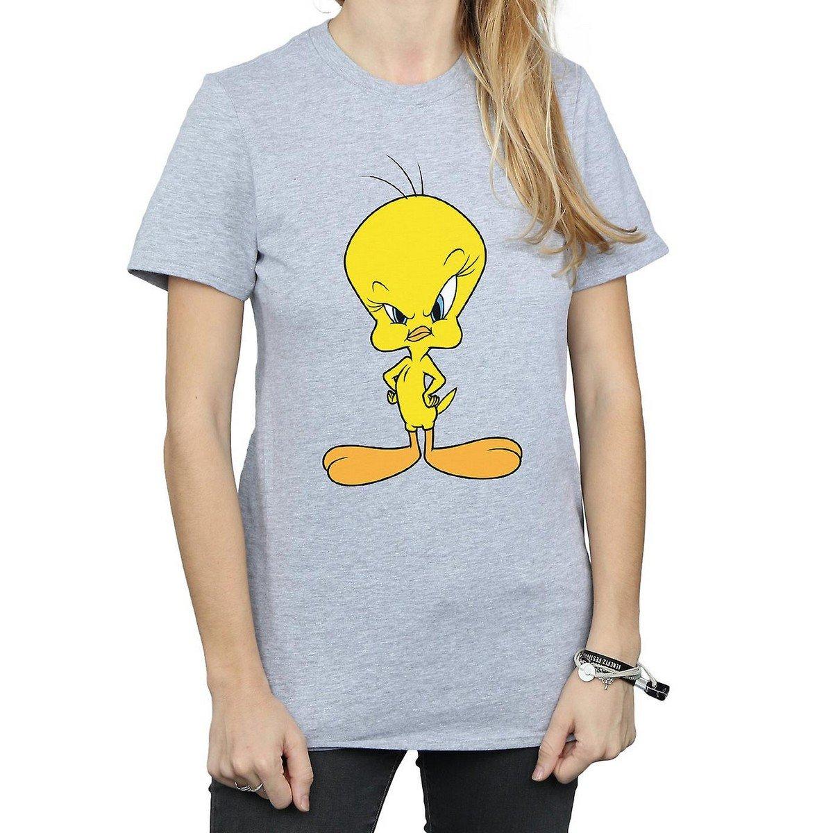 Angry Tshirt Damen Grau 3XL von LOONEY TUNES