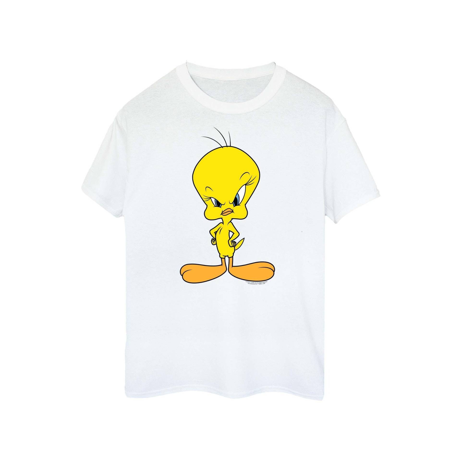 Angry Tshirt Herren Weiss M von LOONEY TUNES