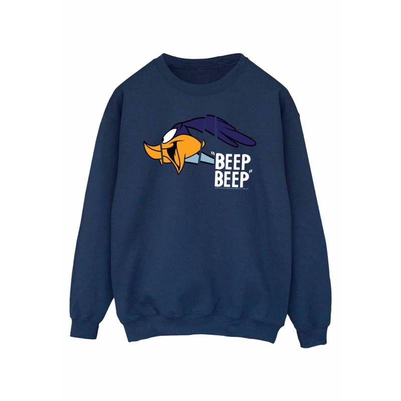 Beep Beep Sweatshirt Herren Marine XXL von LOONEY TUNES