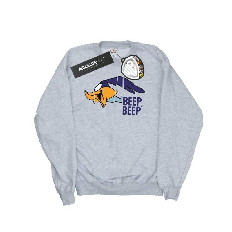 Beep Beep Sweatshirt Unisex Grau 116 von LOONEY TUNES