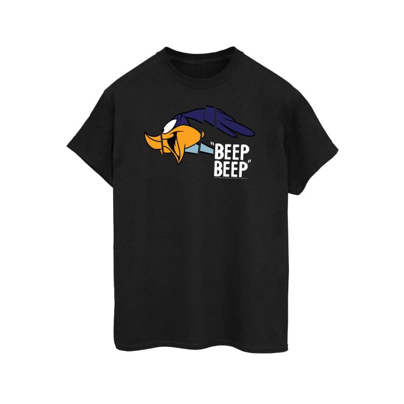 Beep Beep Tshirt Damen Schwarz 3XL von LOONEY TUNES