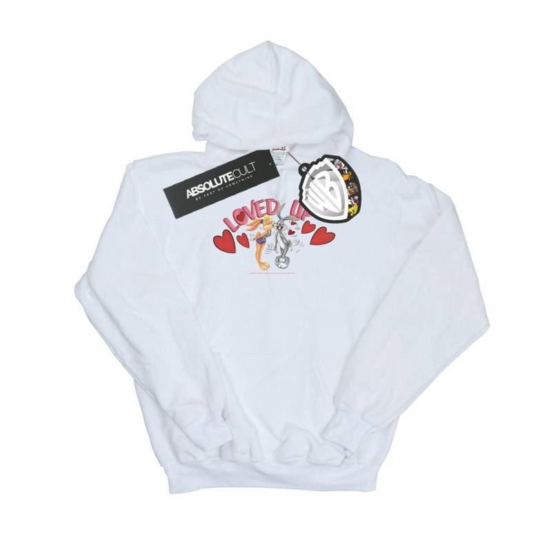 Bugs Bunny And Lola Valentine's Day Loved Up Kapuzenpullover Herren Weiss L von LOONEY TUNES