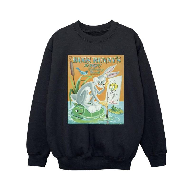 Bugs Bunny Colouring Book Sweatshirt Jungen Schwarz 116 von LOONEY TUNES