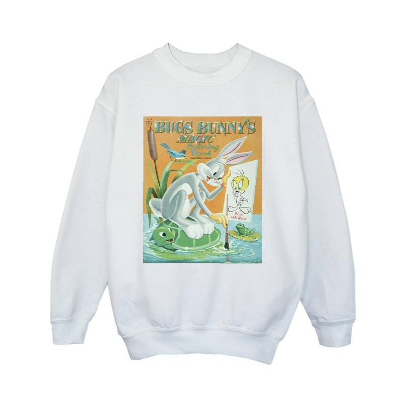 Bugs Bunny Colouring Book Sweatshirt Jungen Weiss 152-158 von LOONEY TUNES