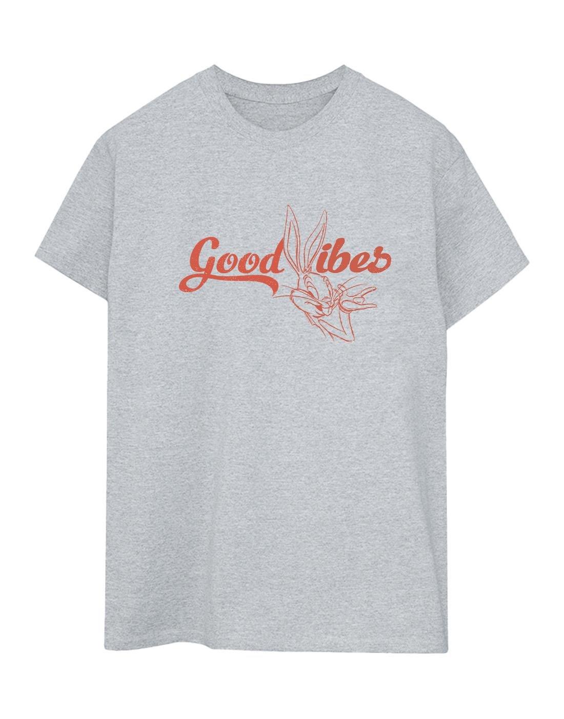 Bugs Bunny Good Vibes Tshirt Damen Grau 3XL von LOONEY TUNES