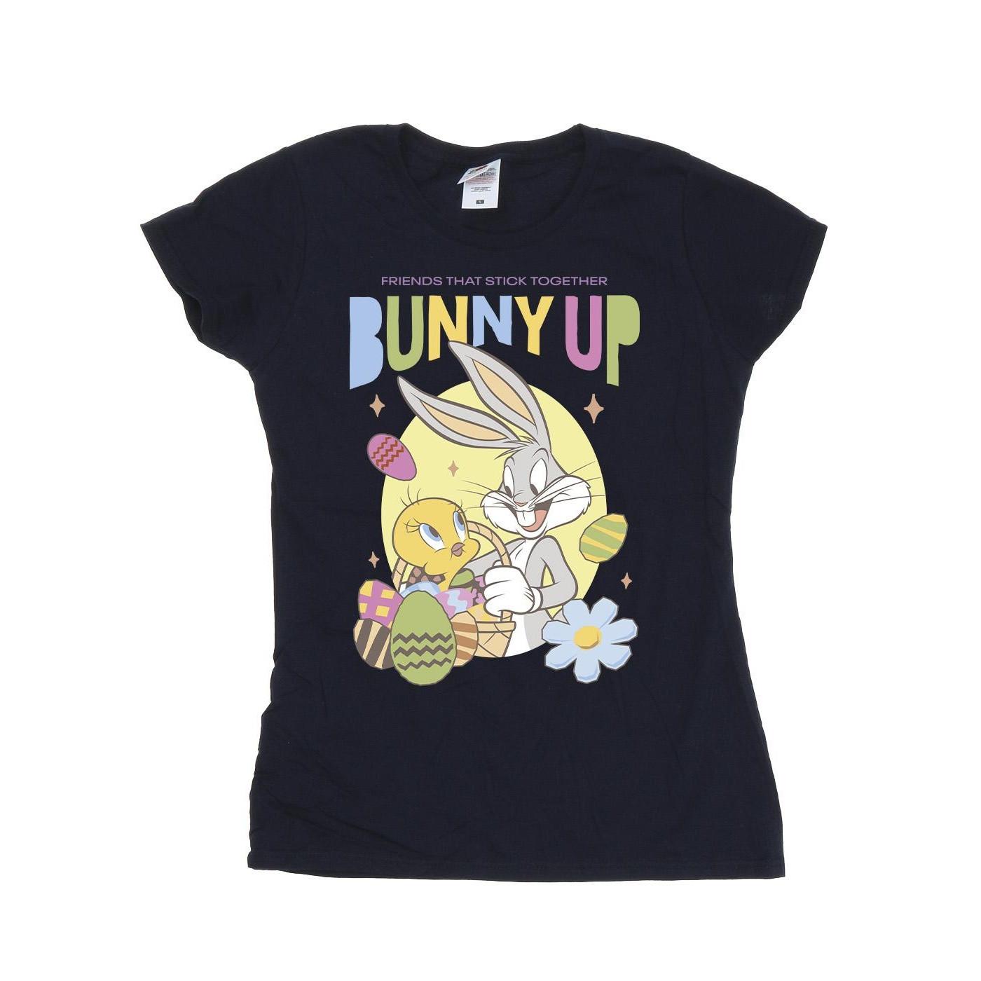 Bunny Up Tshirt Damen Marine S von LOONEY TUNES