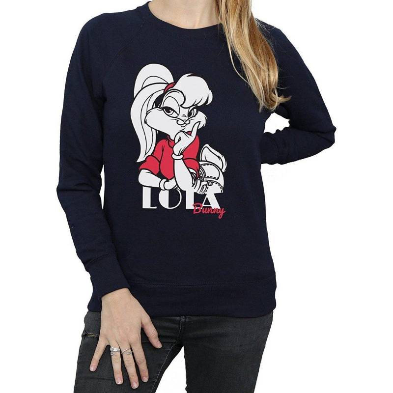 Classic Sweatshirt Damen Marine M von LOONEY TUNES