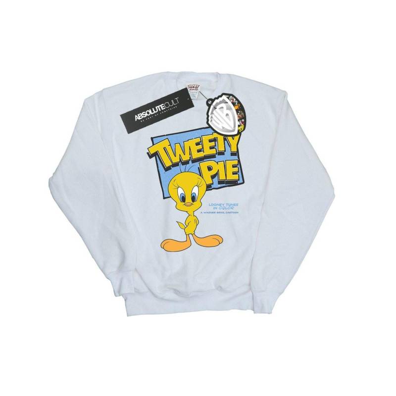 Classic Sweatshirt Damen Weiss S von LOONEY TUNES