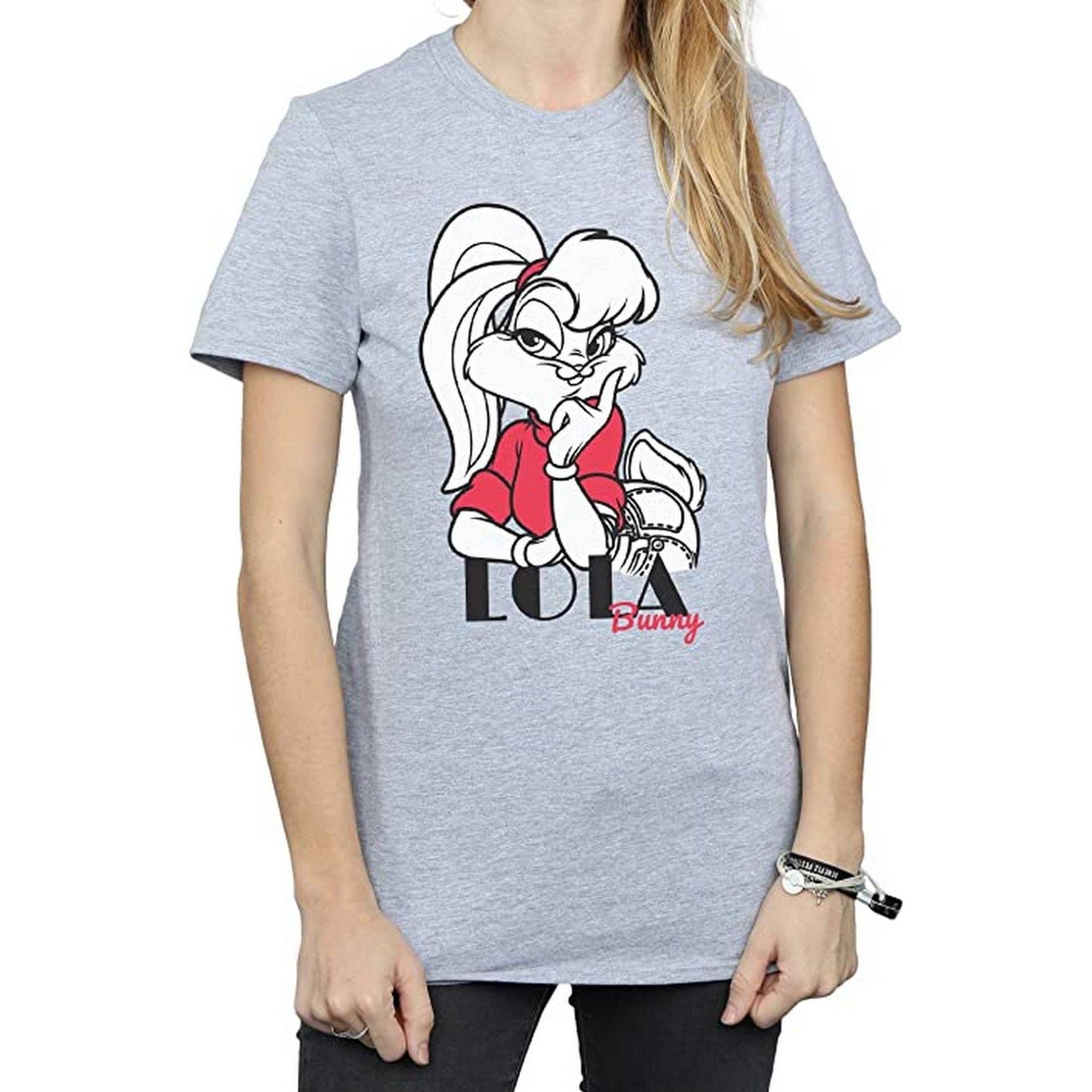 Classic Tshirt Damen Grau 3XL von LOONEY TUNES