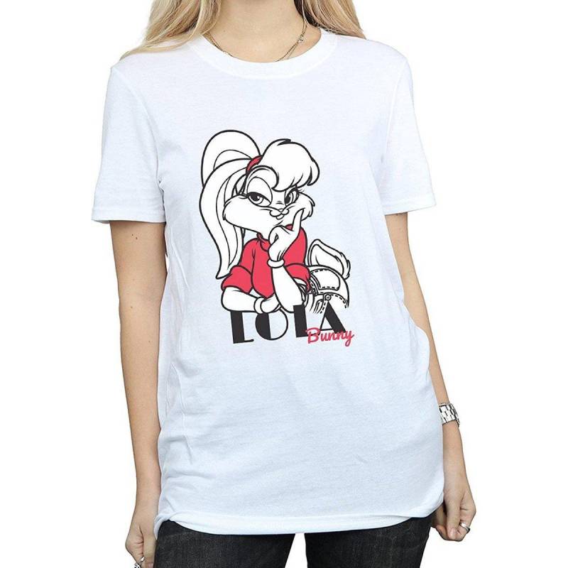 Classic Tshirt Damen Weiss 3XL von LOONEY TUNES