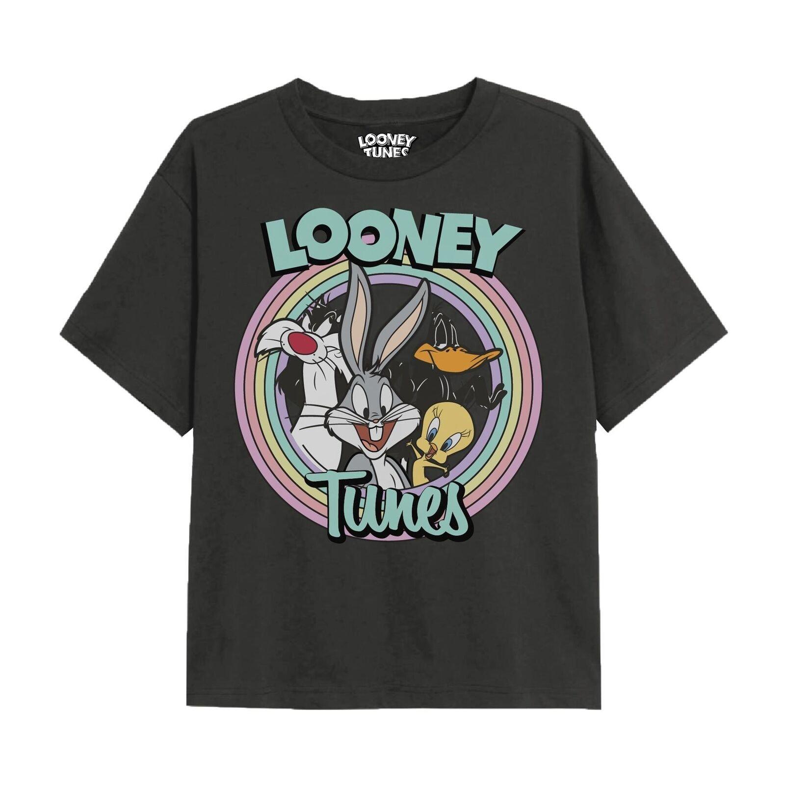 LOONEY TUNES - Colour Pop TShirt, 146/152, Schwarz von LOONEY TUNES