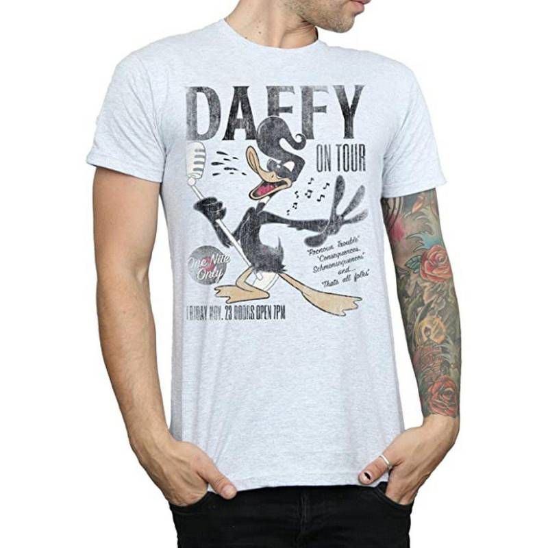 Concert Tshirt Herren Grau 3XL von LOONEY TUNES