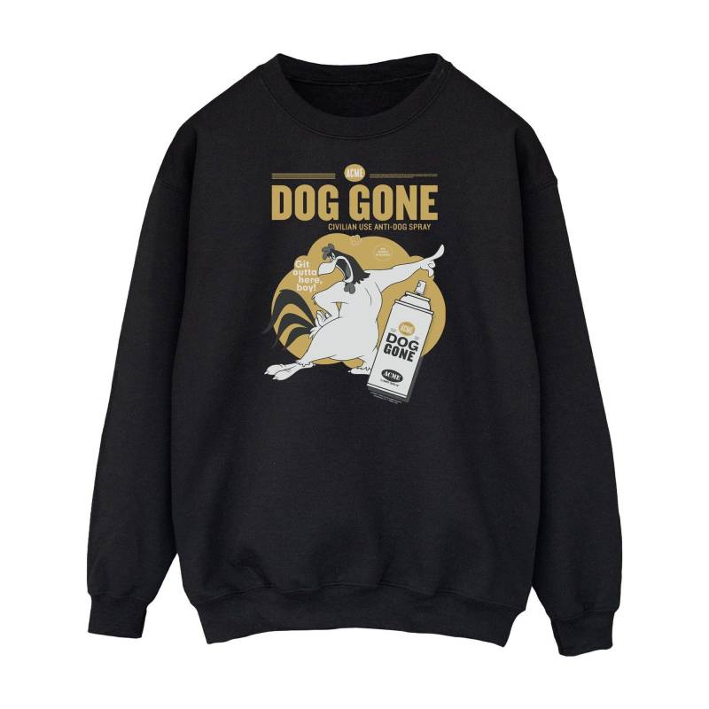 Dog Gone Sweatshirt Herren Schwarz S von LOONEY TUNES