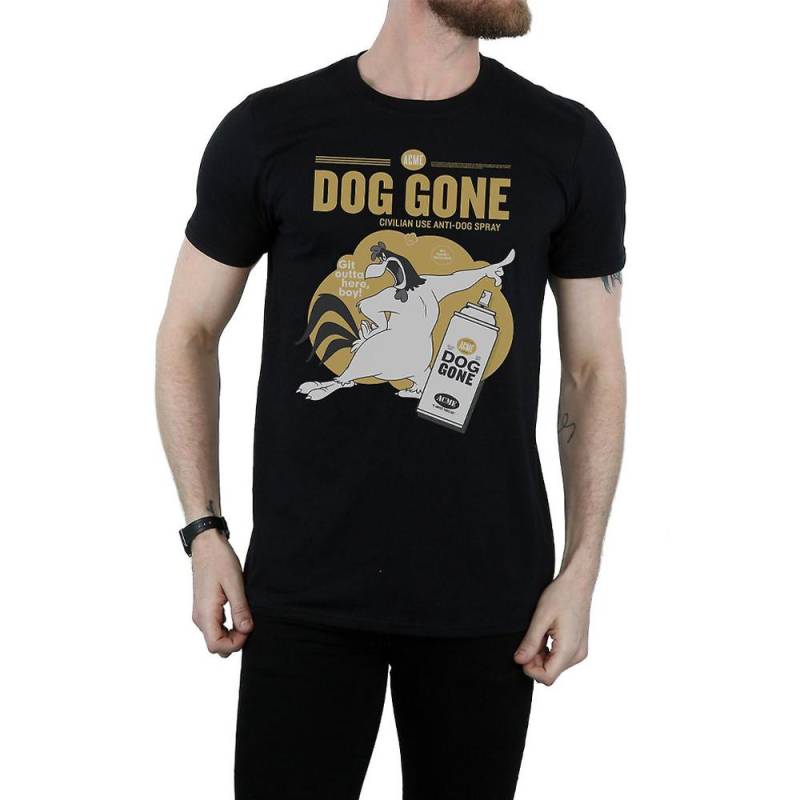 Dog Gone Tshirt Herren Schwarz S von LOONEY TUNES