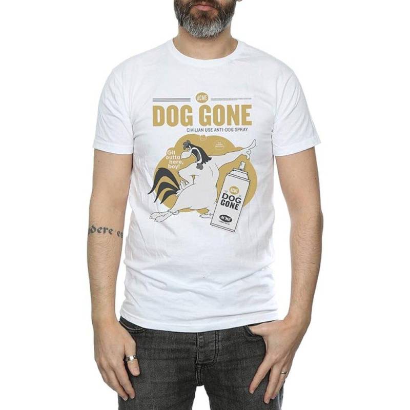 Dog Gone Tshirt Herren Weiss 3XL von LOONEY TUNES