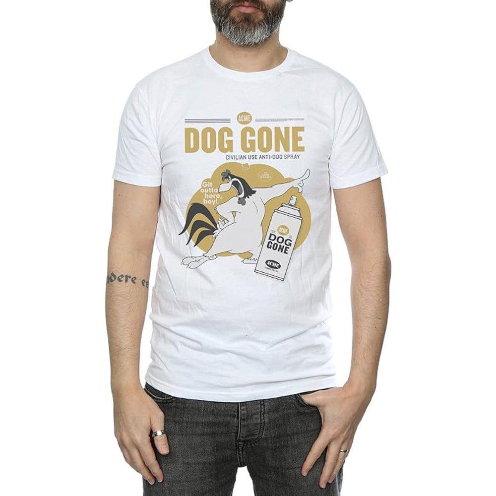 Dog Gone Tshirt Herren Weiss M von LOONEY TUNES