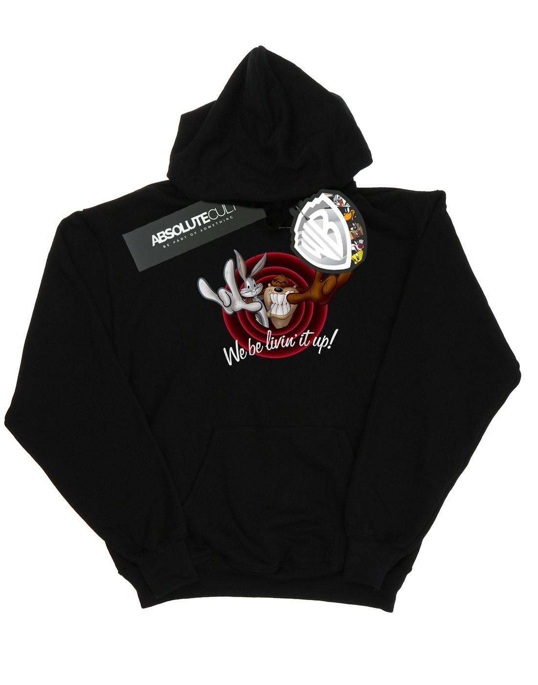 Livin' It Up Kapuzenpullover Jungen Schwarz 140/146 von LOONEY TUNES