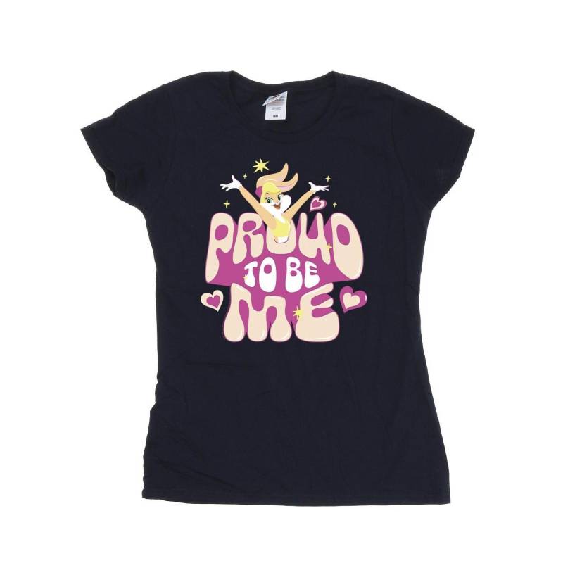 Lola Proud To Be Me Tshirt Damen Marine M von LOONEY TUNES